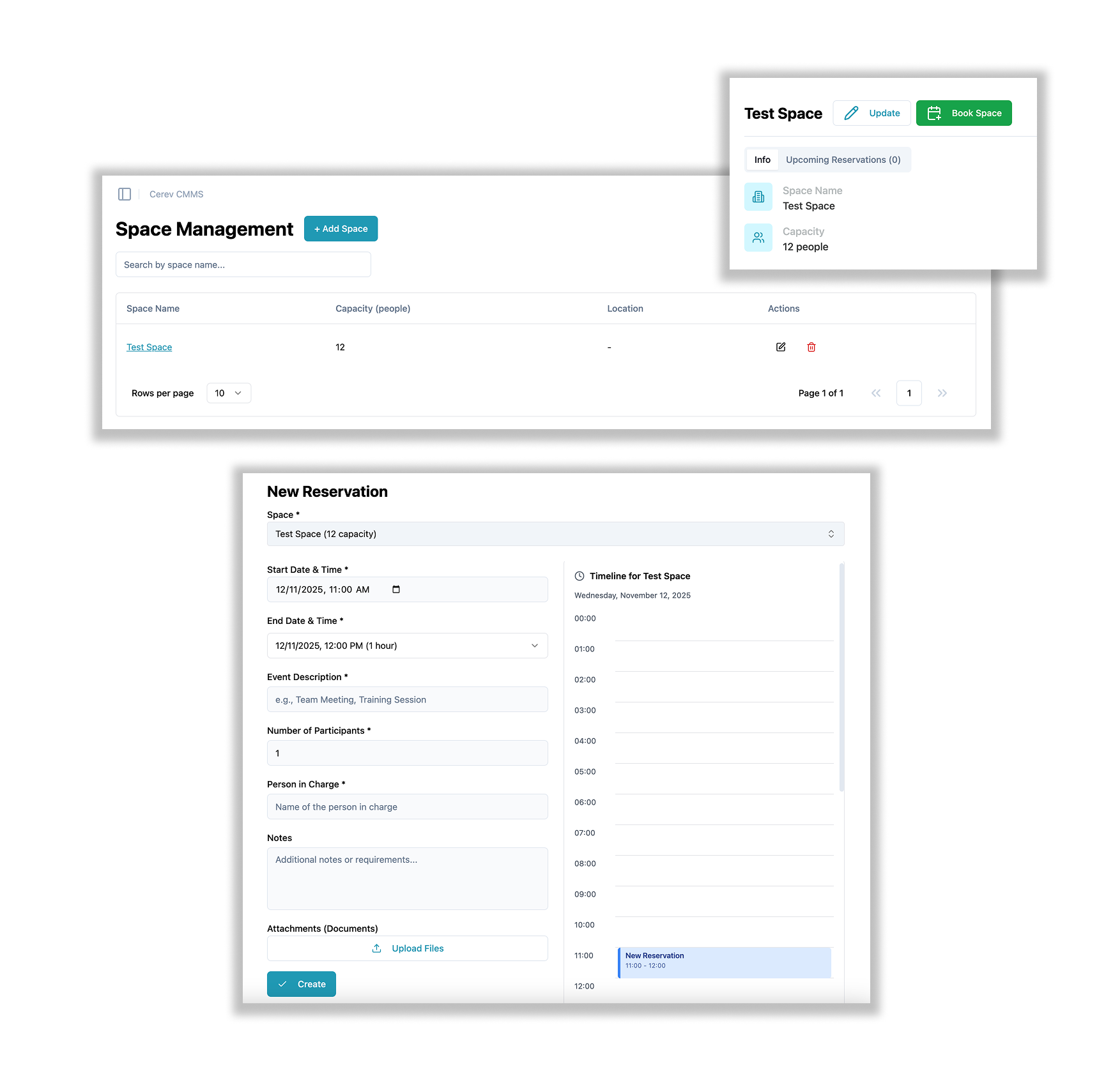 Making a Reservation