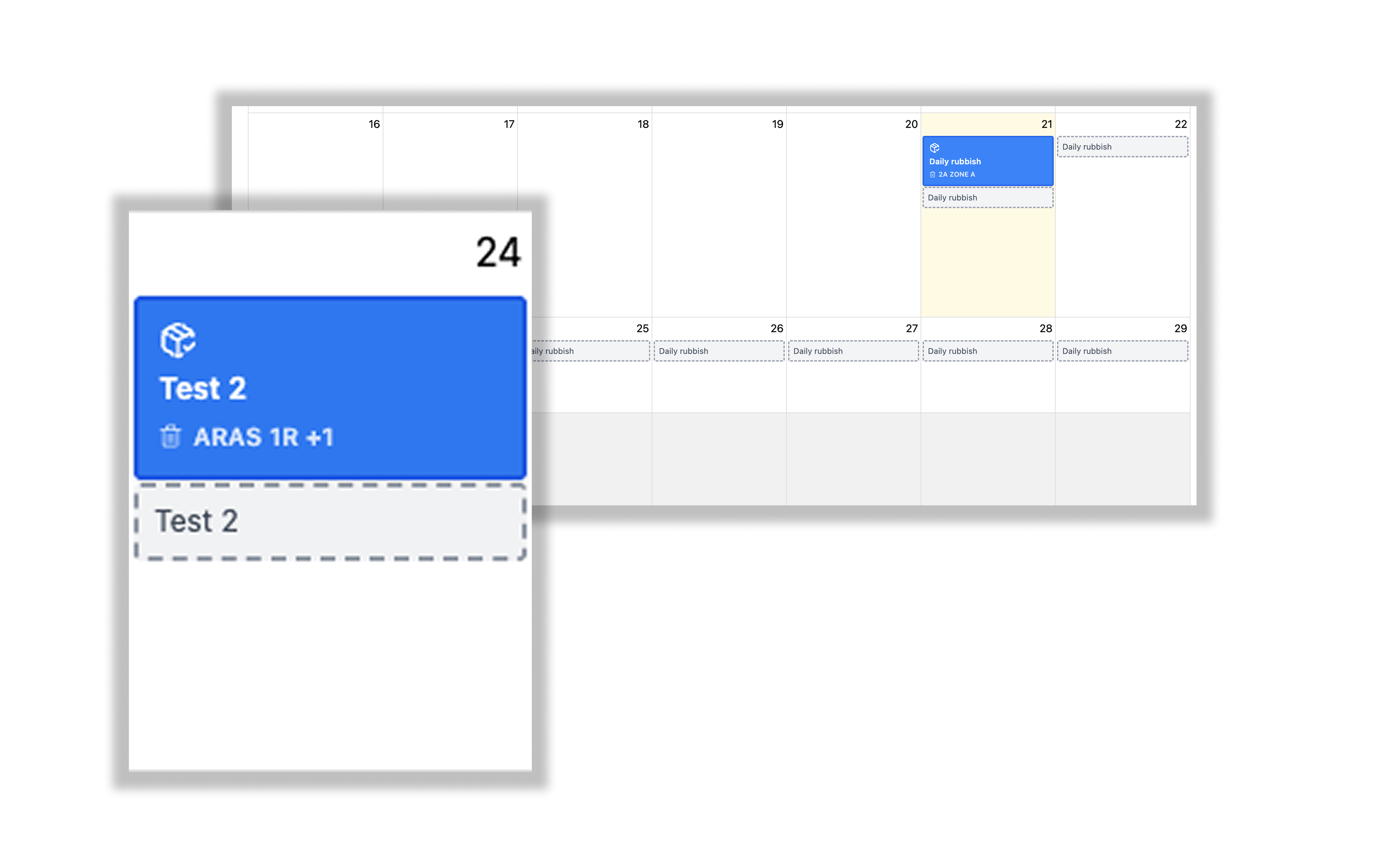 Collections section screenshot